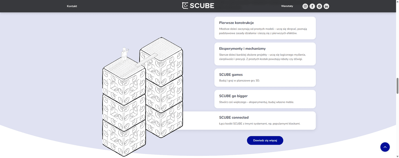 Product levels with interactive accordions